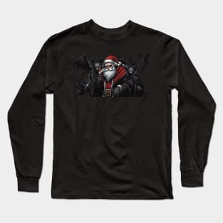 Dark Gothic Santa Long Sleeve T-Shirt